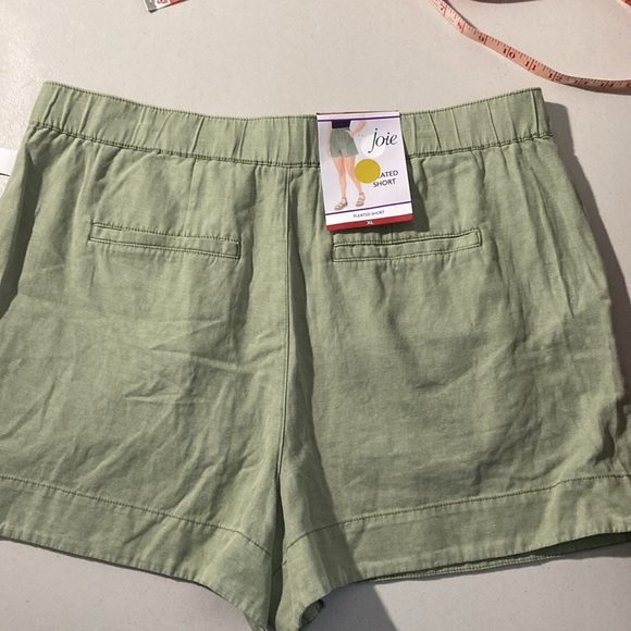 Joie Pleated Short, XL, Faded Cactus, Style JE3364 - Picture 5 of 16
